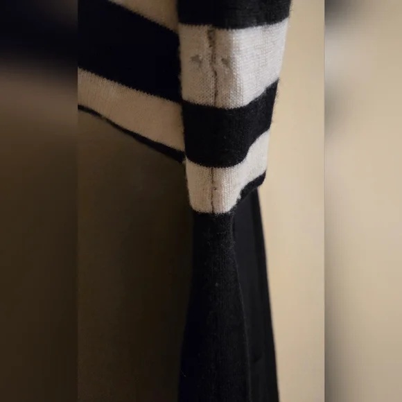 Converse John Varvatos One Star Black Wool Cardigan Mens Size 2 Medium Used - Picture 4 of 16